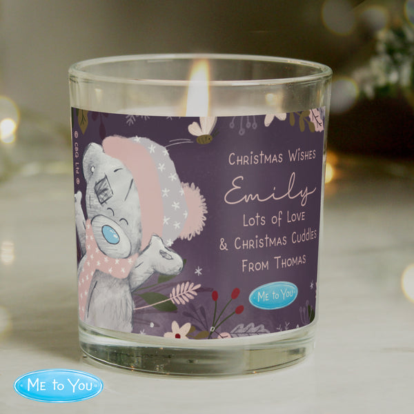 Buy Personalised Me to You Cosy Winter Candle Jar available now at www.giftsfinder.co.uk