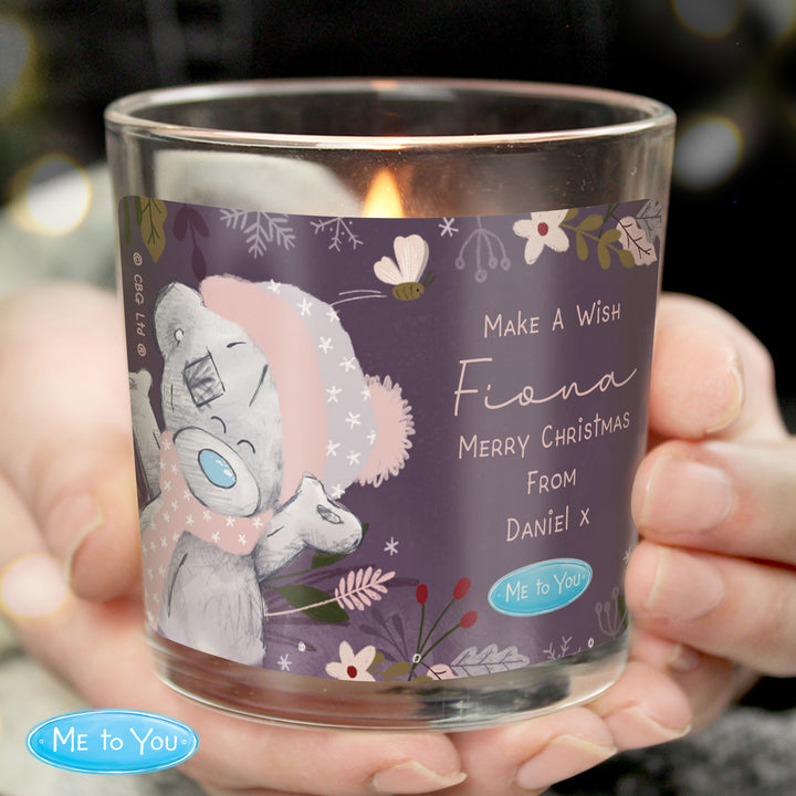 Buy Personalised Me to You Cosy Winter Candle Jar available now at www.giftsfinder.co.uk