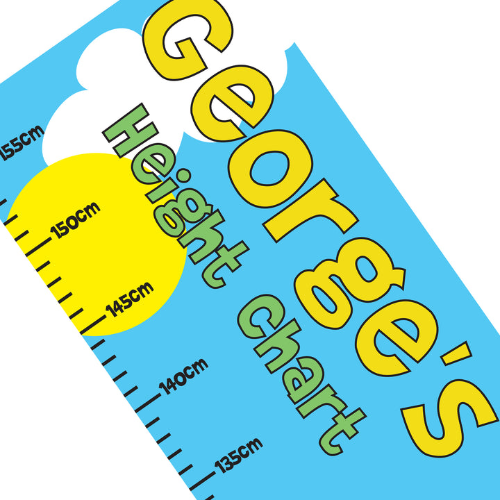 Personalised Zoo Height Chart in gift category Personalised Childrens Height Charts