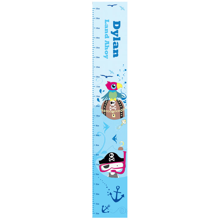 Buy Personalised Pirate Height Chart at www.giftsfinder.co.uk