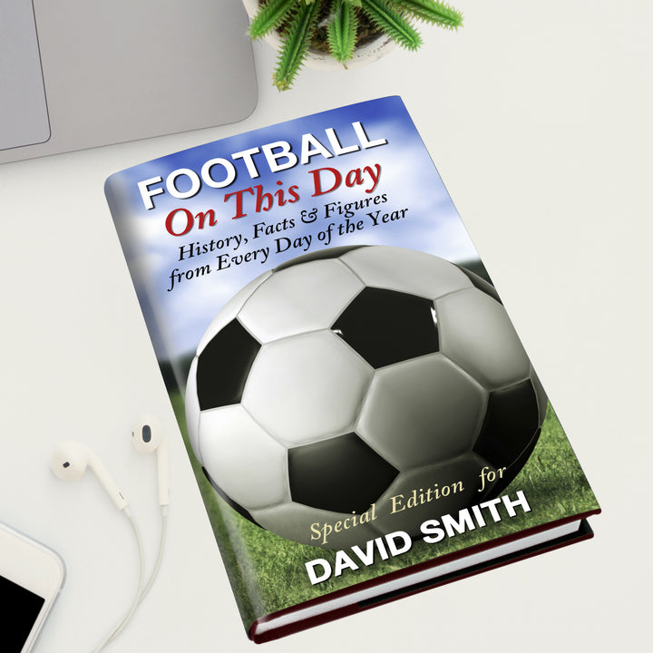 Personalised Football On This Day Book - part of the Gifts Finder Personalised Football Books collection