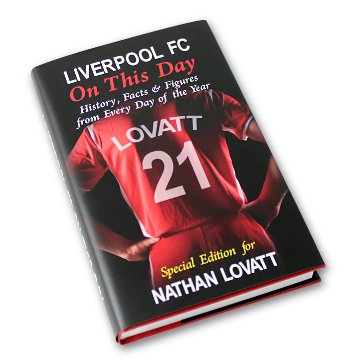 Buy Personalised Liverpool On This Day Book available now at www.giftsfinder.co.uk