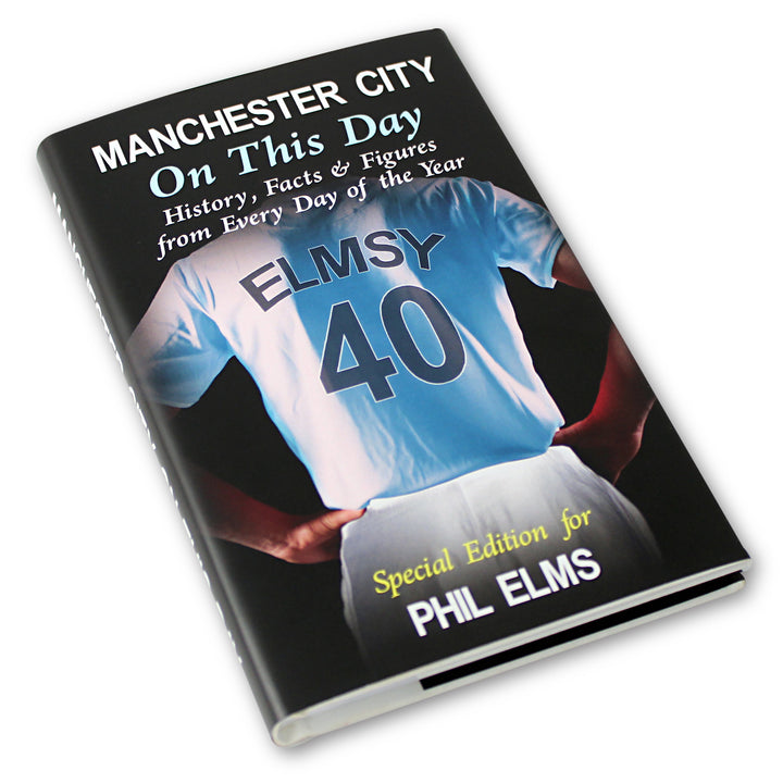 Buy Personalised Manchester City On This Day Book available now at www.giftsfinder.co.uk