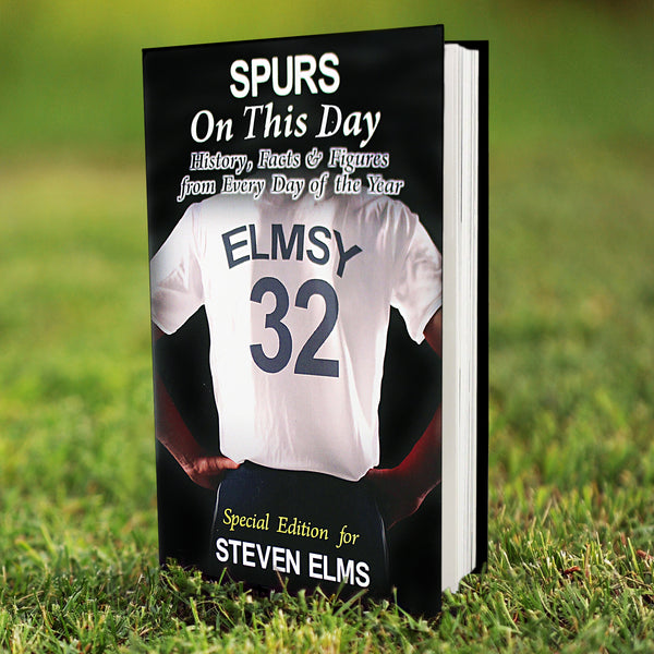 Personalised Spurs On This Day Book in gift category Personalised Football Books