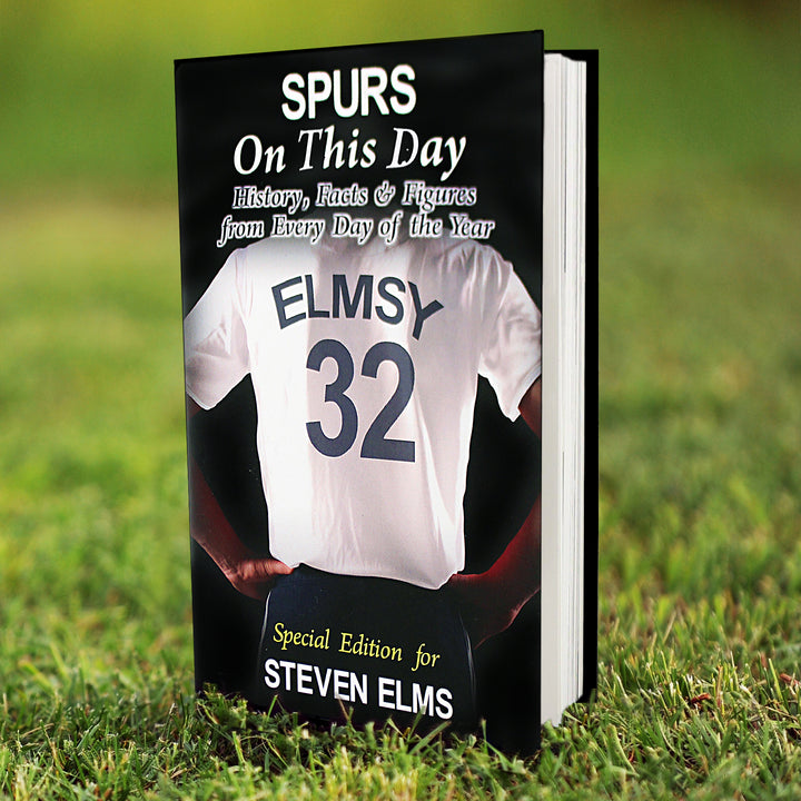 Personalised Spurs On This Day Book - part of the Gifts Finder Personalised Football Books collection