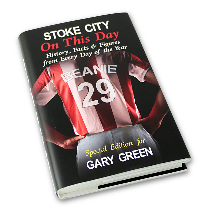 Personalised Stoke On This Day Book - part of the Gifts Finder Personalised Football Books collection