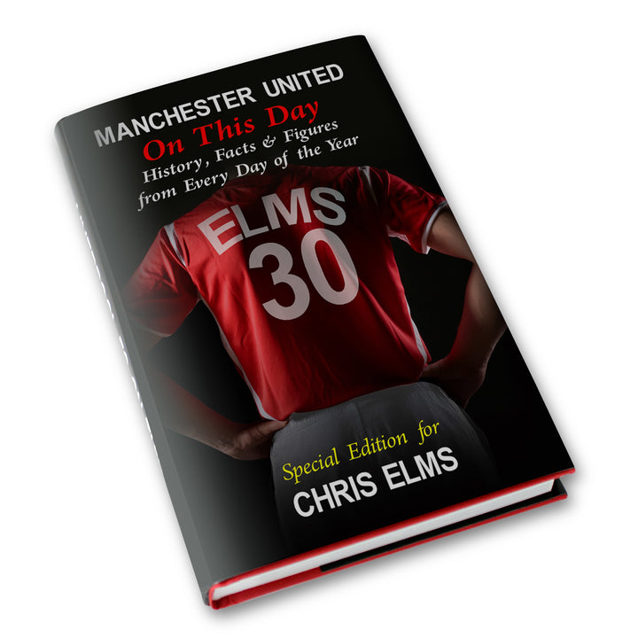 Personalised Manchester United On This Day Book - part of the Gifts Finder Personalised Football Books collection