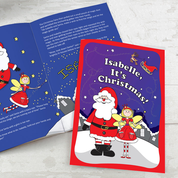 Buy Personalised 'It's Christmas' Fairy Story Book available now at www.giftsfinder.co.uk