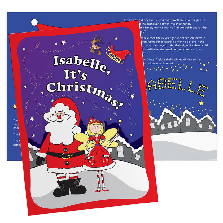 Buy Personalised 'It's Christmas' Fairy Story Book available now at www.giftsfinder.co.uk