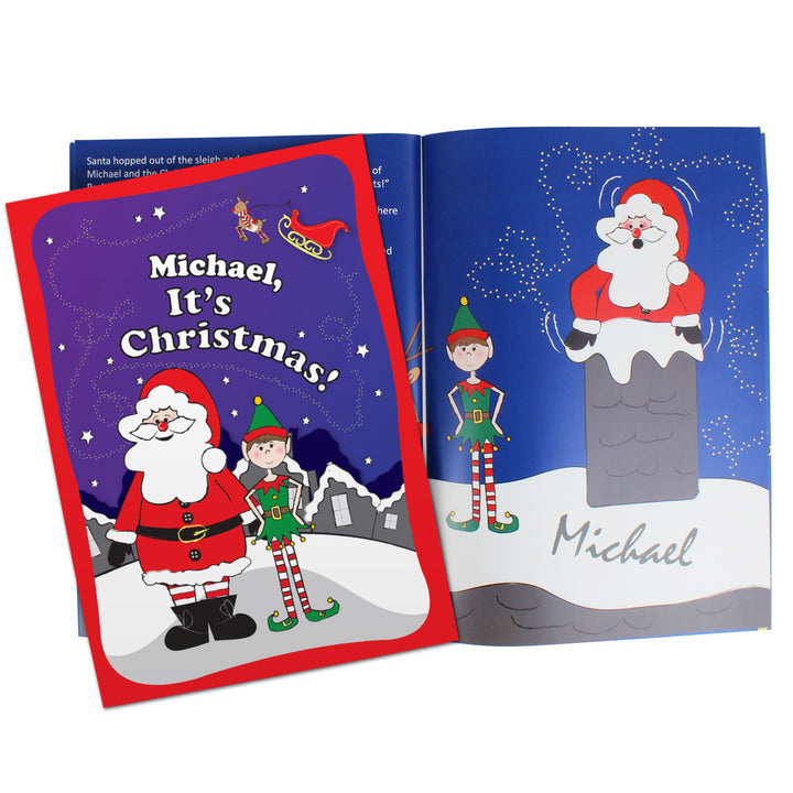 Buy Personalised Its Christmas Elf Story Book available now at www.giftsfinder.co.uk