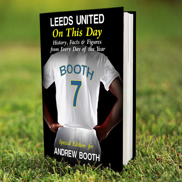 Buy Personalised Leeds on this Day Book available now at www.giftsfinder.co.uk