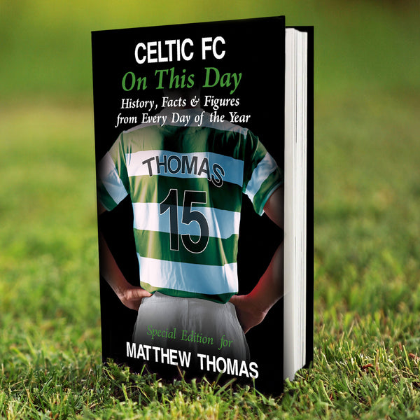 Buy Personalised Celtic on this Day Book available now at www.giftsfinder.co.uk