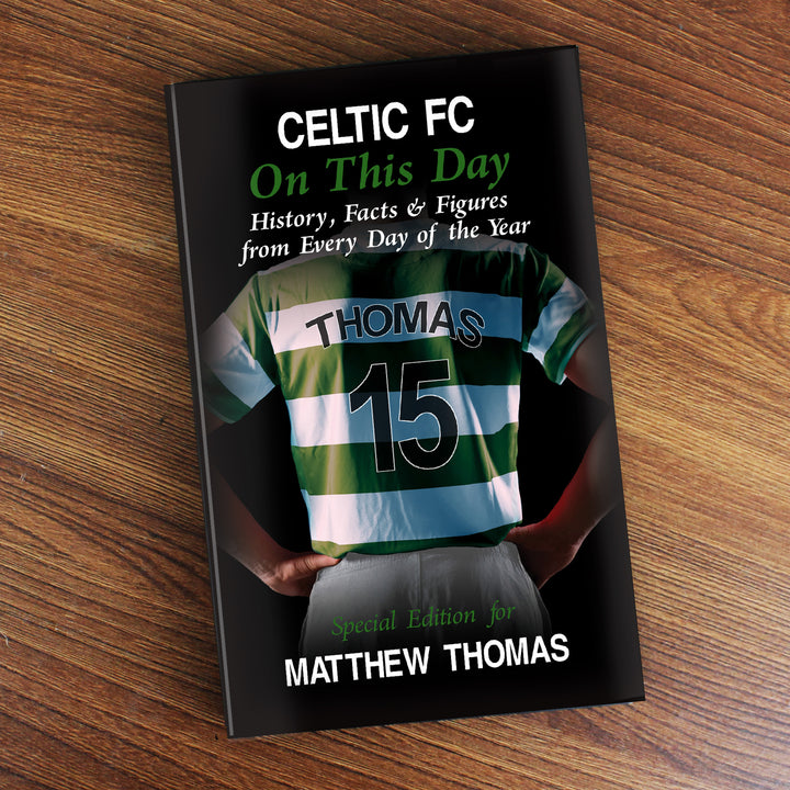 Personalised Celtic On This Day Book - part of the Gifts Finder Personalised Football Books collection