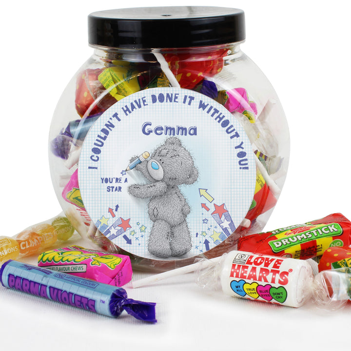 Buy Personalised Me To You Teacher Sweets Jar available now at www.giftsfinder.co.uk