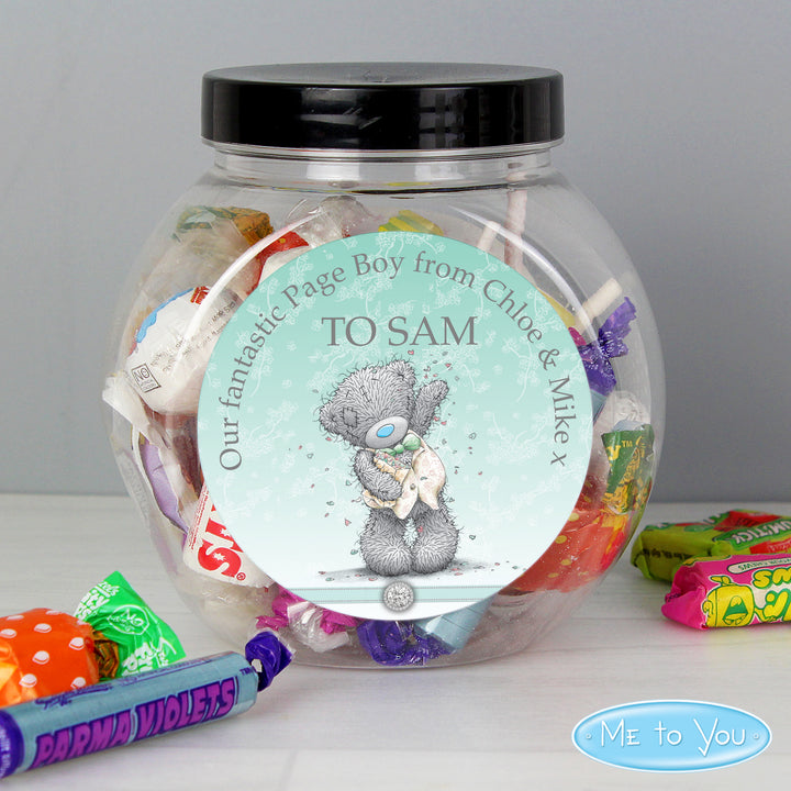 Buy Personalised Me To You Pageboy Wedding Sweets available now at www.giftsfinder.co.uk