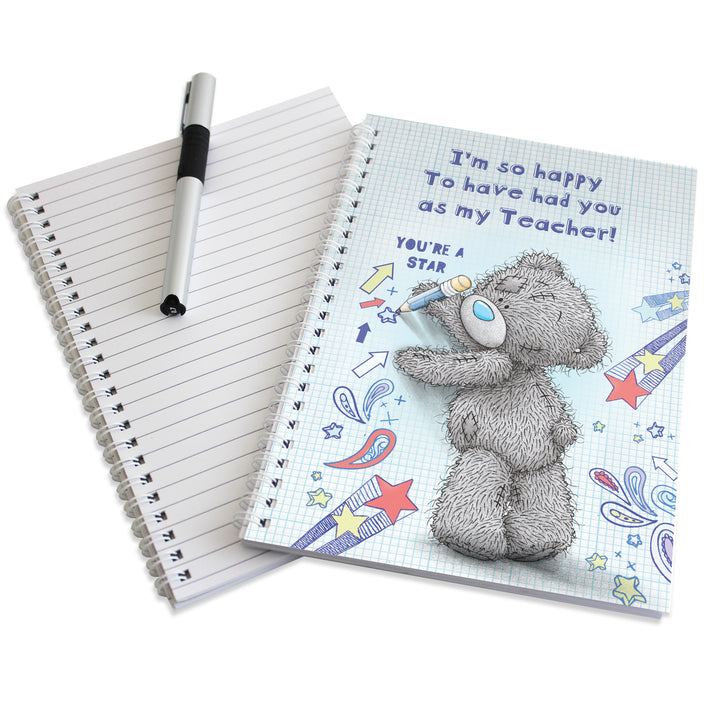 Personalised Me To You Teacher A5 Notebook - part of the Personalised Notebooks collection