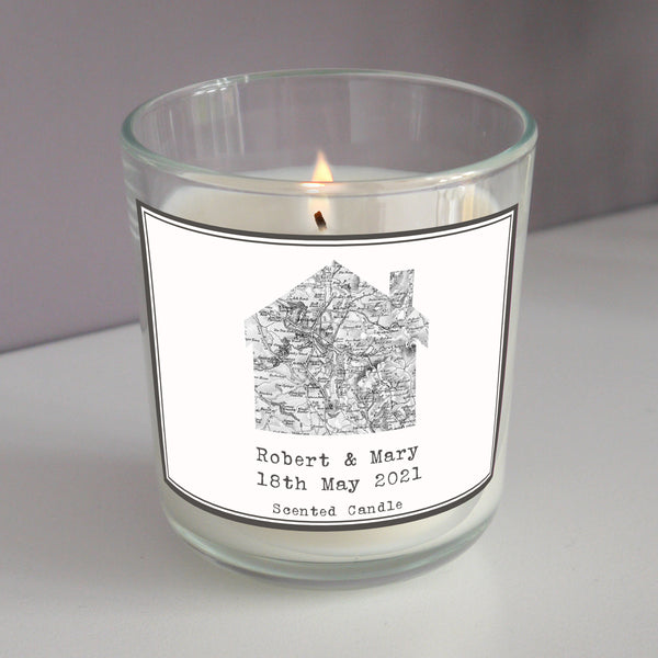 Buy Personalised 1805 - 1874 Old Series Map Home Scented Jar Candle available now at www.giftsfinder.co.uk