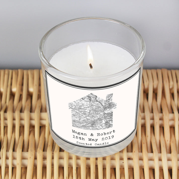 Personalised 1805 - 1874 Old Series Map Home Scented Jar Candle - part of the Gifts Finder Personalised Jar Candles collection