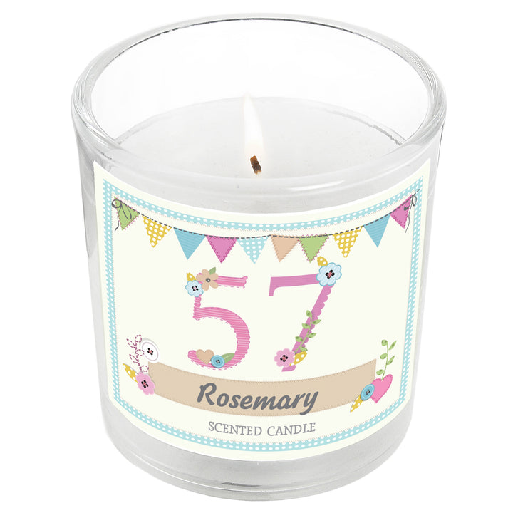 Buy Personalised Birthday Craft Scented Jar Candle available now at www.giftsfinder.co.uk