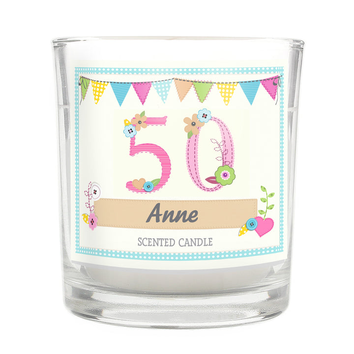 Buy Personalised Birthday Craft Scented Jar Candle available now at www.giftsfinder.co.uk