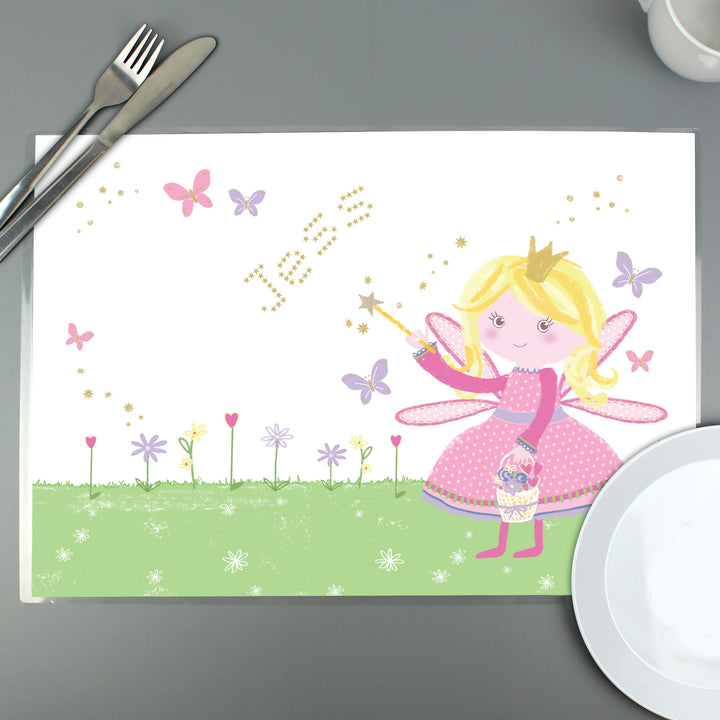 Buy Personalised Garden Fairy Placemat available now at www.giftsfinder.co.uk