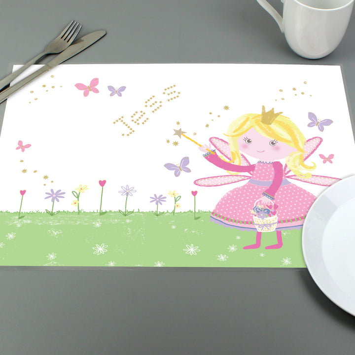 Buy Personalised Garden Fairy Placemat available now at www.giftsfinder.co.uk