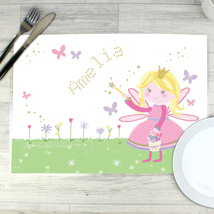 Buy Personalised Garden Fairy Placemat available now at www.giftsfinder.co.uk