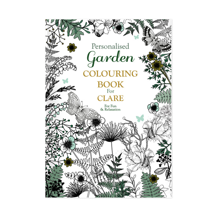 Buy Personalised Gardening Colouring Book at www.giftsfinder.co.uk