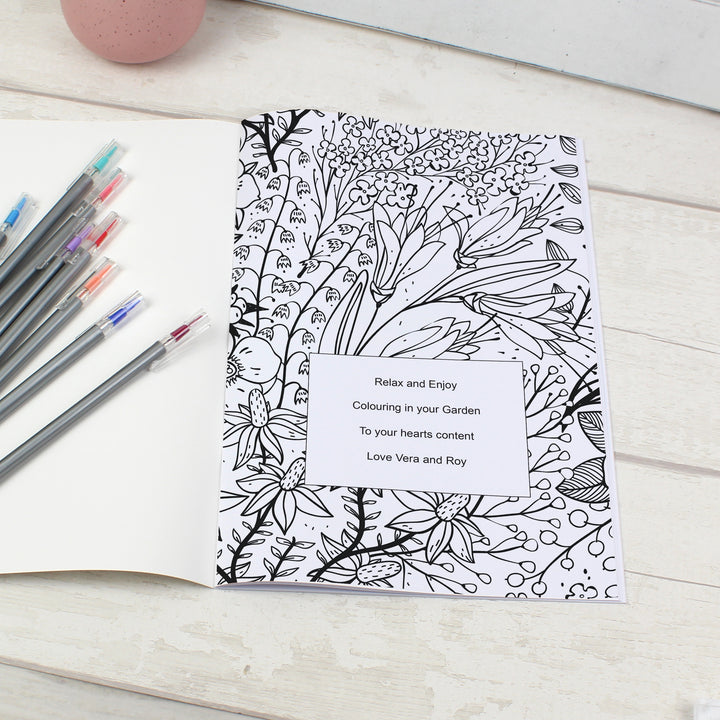 Buy Personalised Gardening Colouring Book at www.giftsfinder.co.uk