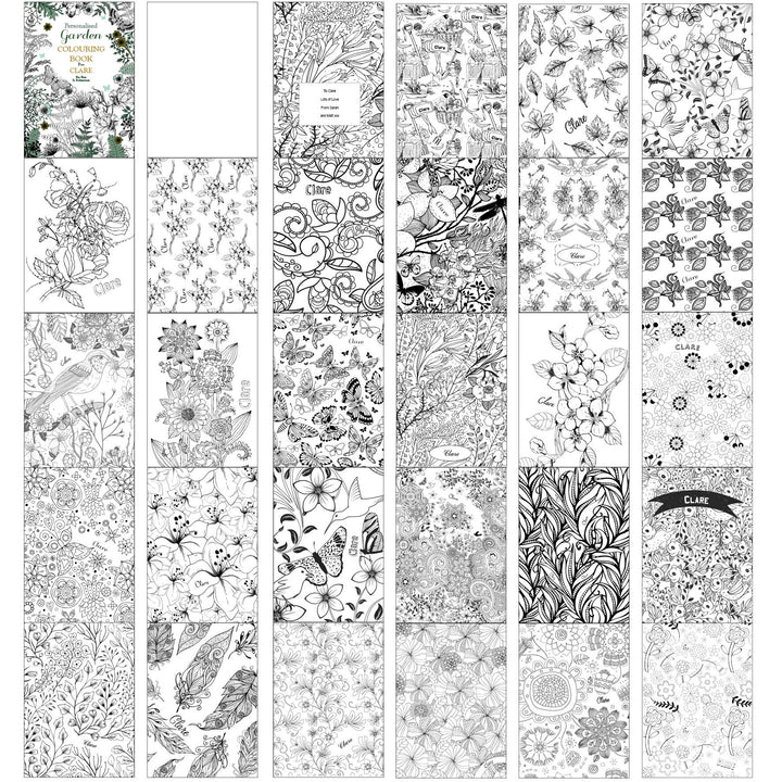 Buy Personalised Gardening Colouring Book at www.giftsfinder.co.uk