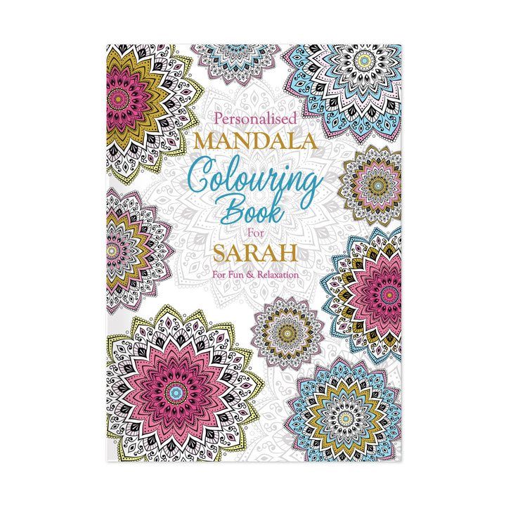 Personalised Mandala Colouring Book