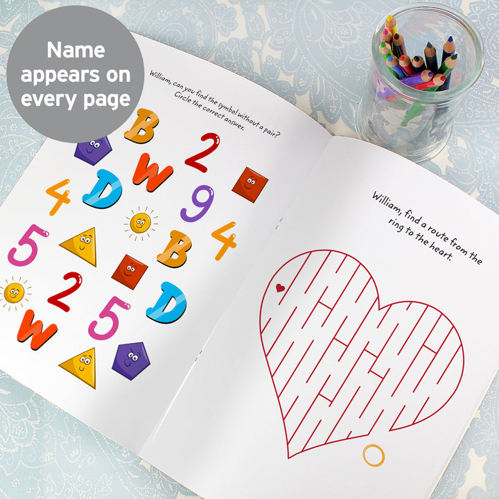 Buy Personalised Wedding Activity Book with Stickers at www.giftsfinder.co.uk