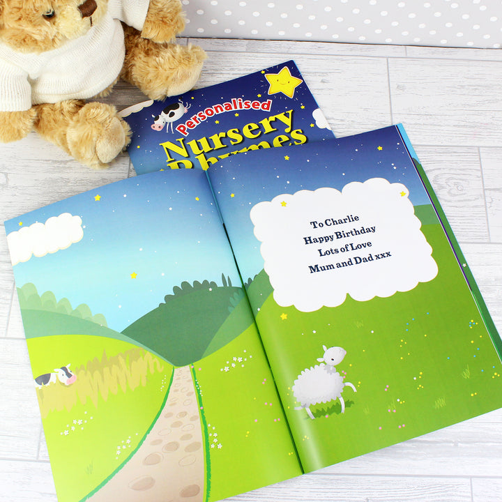 Buy Personalised Nursery Rhyme Book at www.giftsfinder.co.uk