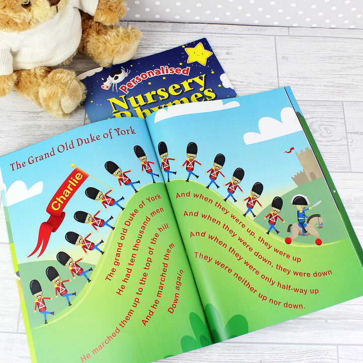 Buy Personalised Nursery Rhyme Book at www.giftsfinder.co.uk