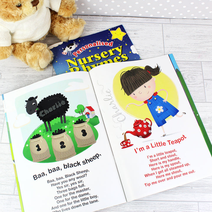 Buy Personalised Nursery Rhyme Book at www.giftsfinder.co.uk