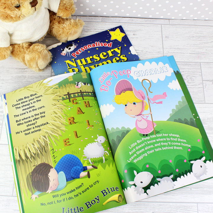 Buy Personalised Nursery Rhyme Book at www.giftsfinder.co.uk