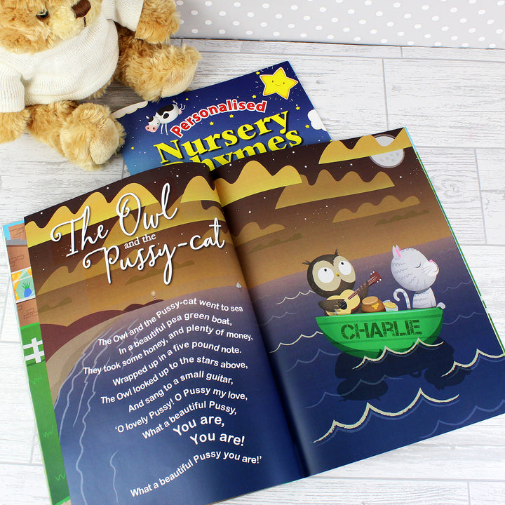 Buy Personalised Nursery Rhyme Book at www.giftsfinder.co.uk