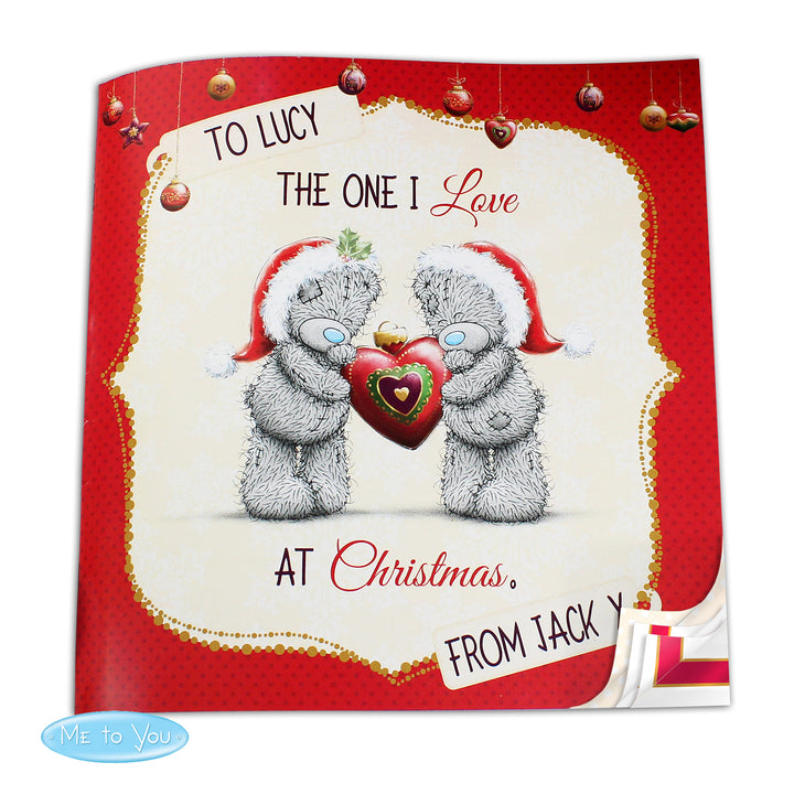 Personalised Me To You The One I Love At Christmas Poem Book - part of the Gifts Finder Personalised Childrens Christmas Books collection