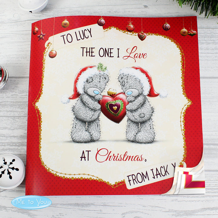 Personalised Me To You The One I Love At Christmas Poem Book - part of the Gifts Finder Personalised Childrens Christmas Books collection