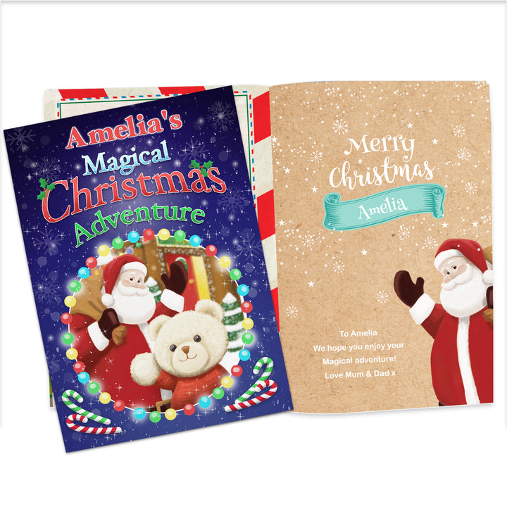 Personalised Magical Christmas Adventure Story Book - part of the Gifts Finder Personalised Childrens Christmas Books collection