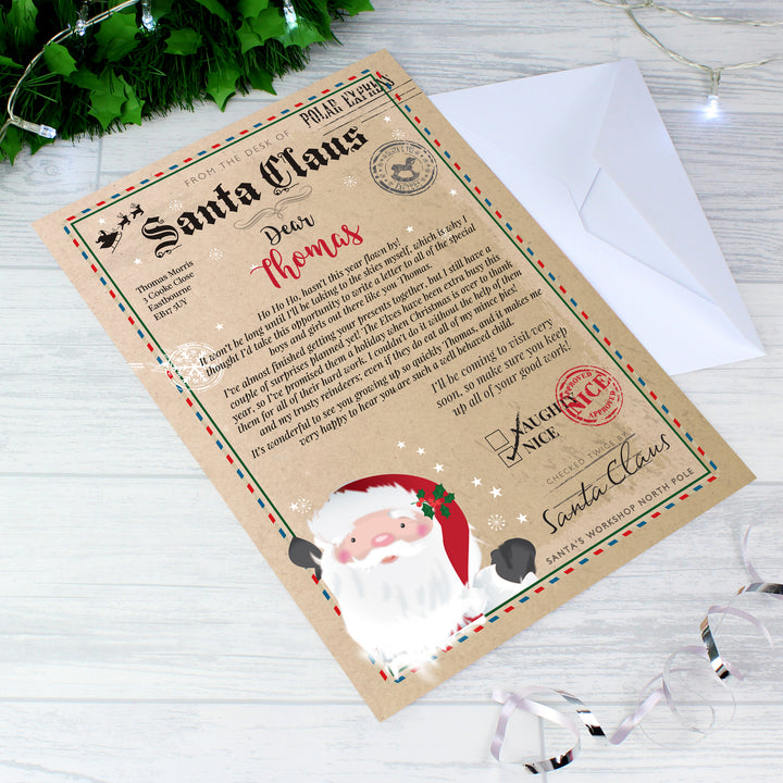 Buy Personalised Santa Claus Letter at www.giftsfinder.co.uk