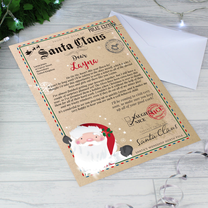 Buy Personalised Santa Claus Letter at www.giftsfinder.co.uk