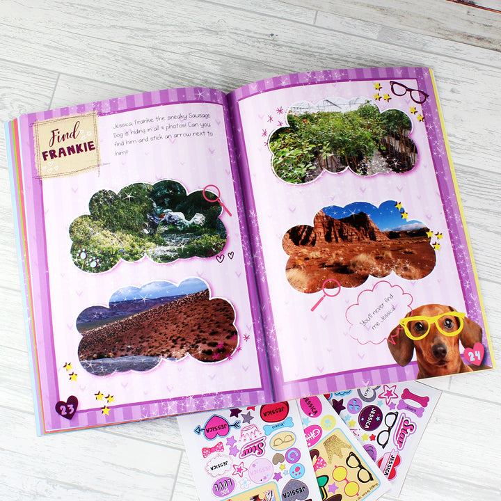 Buy Personalised Rachael Hale Adorable Animals Activity Book With Stickers at www.giftsfinder.co.uk