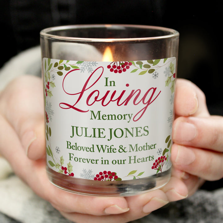 Buy Personalised In Loving Memory Scented Jar Candle available now at www.giftsfinder.co.uk