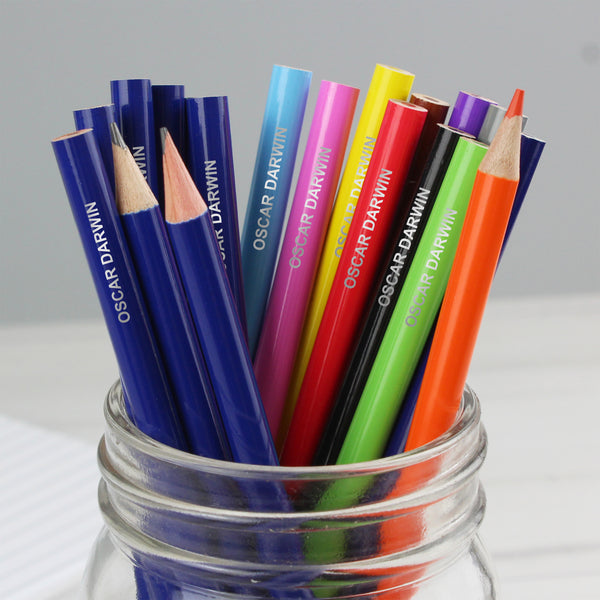 Buy Personalised Pack of 20 HB Pencils & Colouring Pencils at www.giftsfinder.co.uk