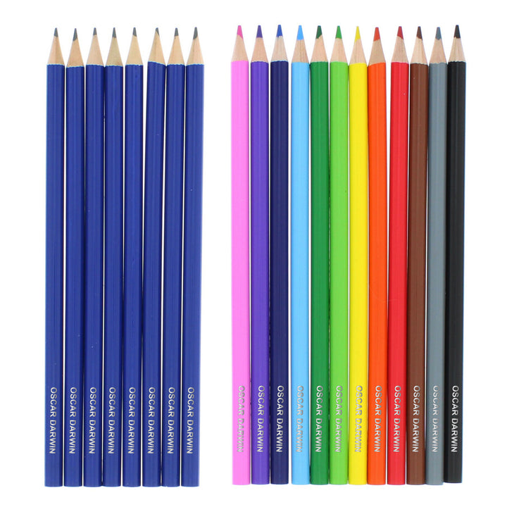 Buy Personalised Pack of 20 HB Pencils & Colouring Pencils at www.giftsfinder.co.uk