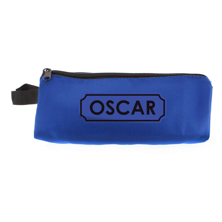 Buy Personalised Blue Pencil Case available now at www.giftsfinder.co.uk