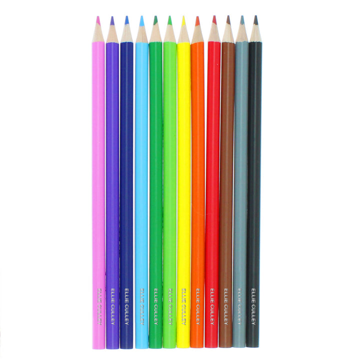 Personalised Pack Of 12 Colouring Pencils - part of the Gifts Finder Personalised Pencils collection