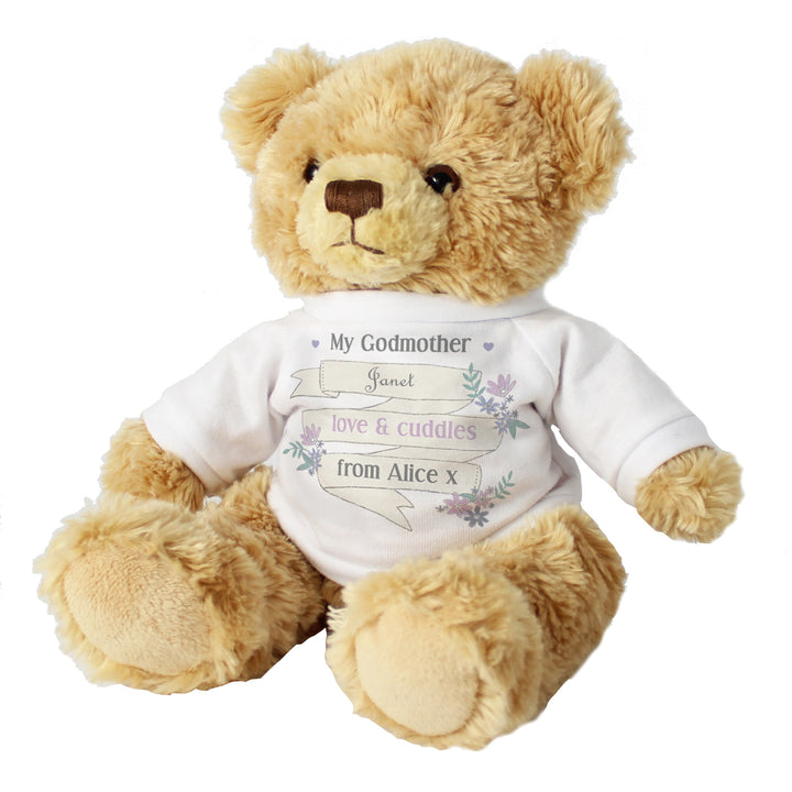 Personalised Garden Bloom Message Teddy Bear - part of the Gifts Finder Personalised Teddy Bears collection