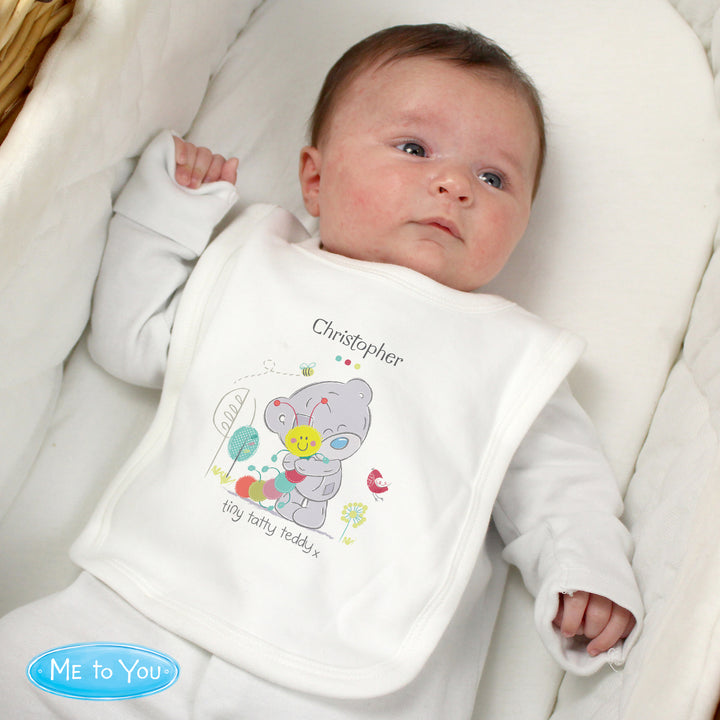 Buy Personalised Tiny Tatty Teddy Cuddle Bug Bib at www.giftsfinder.co.uk